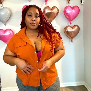 SHEIN Burnt Orange Top
